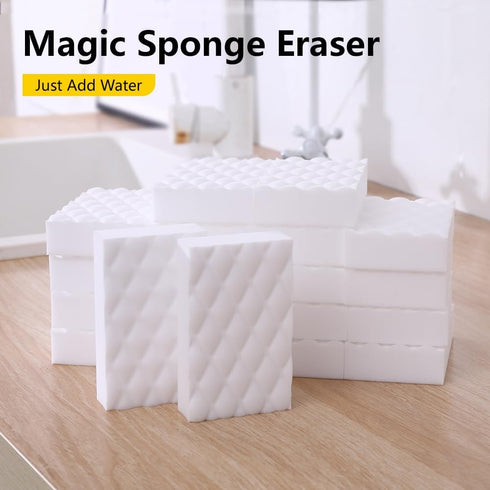 Sponge,50 Pack 2X Melamine Density Magic Sponges Eraser in Bulk,Melamine Foam Cleaner for Kitchen, Bathroom,Bathtub
