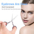 Eyebrow Scissors, Small Stainless Steel Scissors for Hair, Eyebrows, Nose Hair, Beard, Eyelashes, Cuticle - ASONTAO