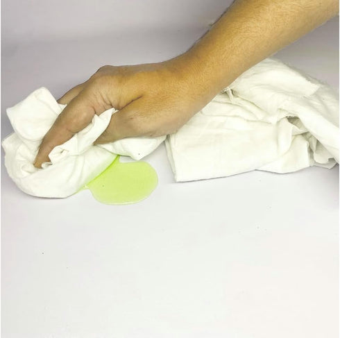 Recycled White Sheeting Rags - Lint Free Rag for All Cleaning Purposes, Shop Bulk Wipes in Bag, Cotton Linen Fabric