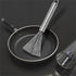 Kitchen Brush, Pot Scrubber, Steel Wool Scrubber with Handle for Cleaning Dishes, Silvery Steel Scrubber
