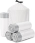Drawstring Garbage Bags, 8 Gallon Thickened Stretchy, 100 Count for Bathroom, Bedroom, Kitchen, Office, Living Room