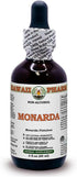 Hawaii Pharm Monarda Alcohol-FREE Liquid Extract, Monarda (Monarda Fistulosa) Dried Herb Glycerite 2 oz