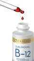 Carlyle Vitamin B12 Sublingual 10,000mcg Liquid Drops, 2 fl oz - Vegetarian, Non-GMO, Gluten Free
