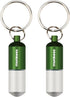 munkees Portable Pill Case, Small Waterproof Capsules EDC Keychain, Travel Pill Bottle for Camping, Hiking,