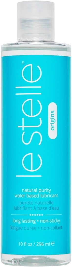 Le Stelle 10 Oz +4.4 Oz Origins Water-Based Personal Lubricant, Silly Smooth & Unscented, Condom & Toy Safe