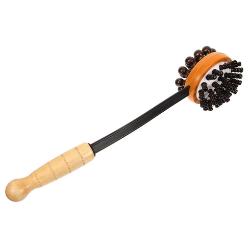 Portable Handheld Back Massage Hammer with Double Sided Design Bendable Long Handle