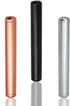 Metal Air Tight Tube Pill Container, Waterproof Storage Tube, Lightweight Portable for Travel (3 Pack)