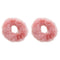 Small Fuzzy Fur Scrunchies, Furry Pony Holder - Set of 2 in Mauve