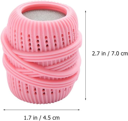 Healvian 3pcs Washing Machine Laundry Ball, Anti-Tangle TPE Reusable Fabric Softener Dispenser for Home