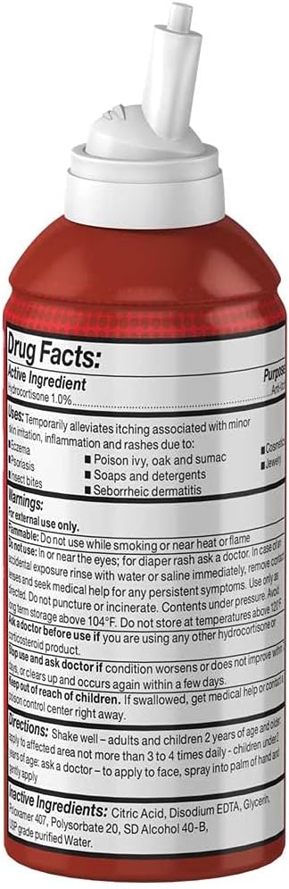 NeilMed Anti Itch Relief Spray - Hydrocortisone 1%, 3 Oz