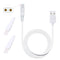Women Shaver USB Charging Cable, Compatible with Finishing Touch Flawless Body Rechargeable Ladies Shaver (2pcs)