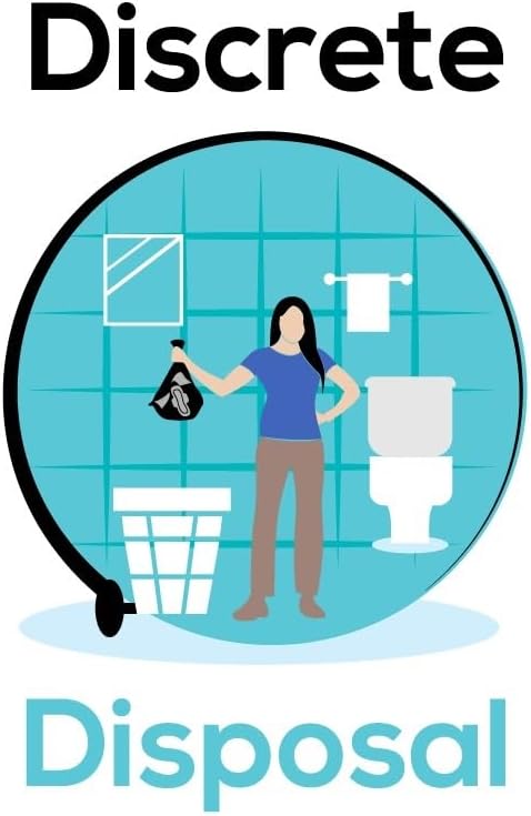 Discrete Disposal Bags, Pop Up Box Design for Sanitary Feminine and Personal Use