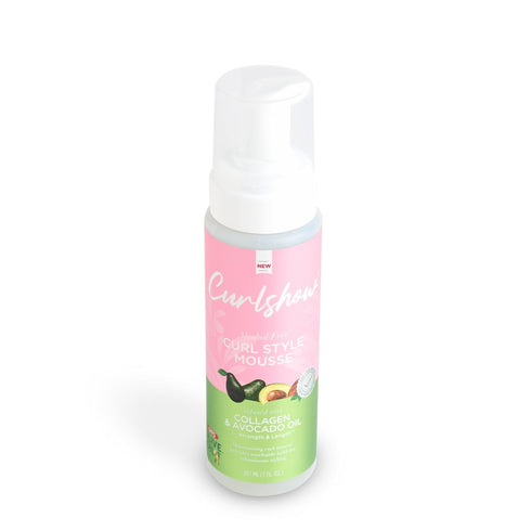 ORS Olive Oil Curlshow Mousse - Curl Style Infused with Collagen & Avocado Oil, Alcohol Free (7.0 oz)