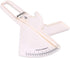 Body Caliper, 0-80MM Skinfold Caliper for Body Fat Measurement, Weight Loss Tester, 2 Colors (White)