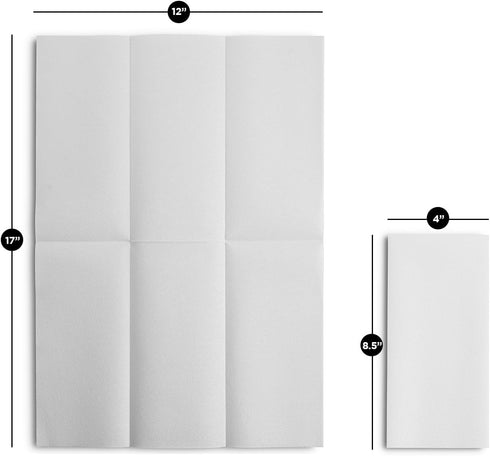 50-Pack Lintext Disposable Linen-Feel Guest Towels, 12" x 17", Soft and Absorbent Paper Napkin