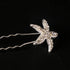Trendy Starfish Hairpin, Rhinestone Bobby Pin Bridal Hair Clip, Crystal Headpiece for Wedding Women Hair Accessory