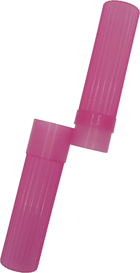 Toothbrush Holder (Pink) - Made in The USA with Ventilation Holes for Drying