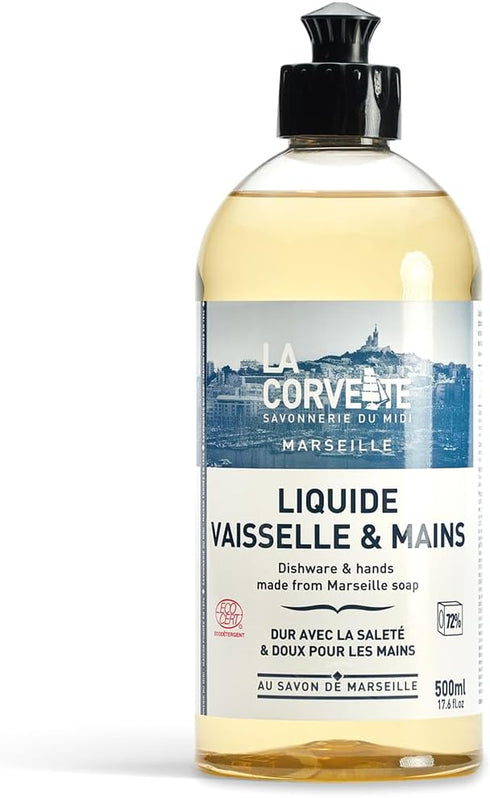 La Corvette Dishwashing & Handwashing Liquid - ECOCERT, 500ml