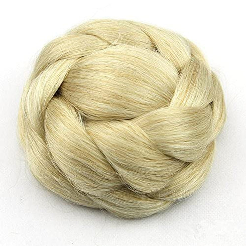Synthetic Hair Bun Donut Braided Hair Chignon Accessories Large Size (#1003)
