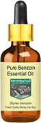 Pure Benzoin Essential Oil (Styrax Benzoin) - Steam Distilled 100ml (3.38 oz) with Glass Dropper