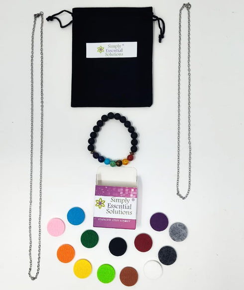 Aromatherapy Essential Oil Diffuser Stainless Steel 30 MM Silver Magnetic Locket Pendant with Chain Necklace, Refill