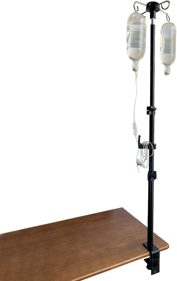 UISKOOPW Portable IV Poles for Travel,IV Bag Pole Stand for Gravity Syringe,IV Pole,Feeding