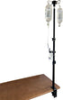 UISKOOPW Portable IV Poles for Travel,IV Bag Pole Stand for Gravity Syringe,IV Pole,Feeding