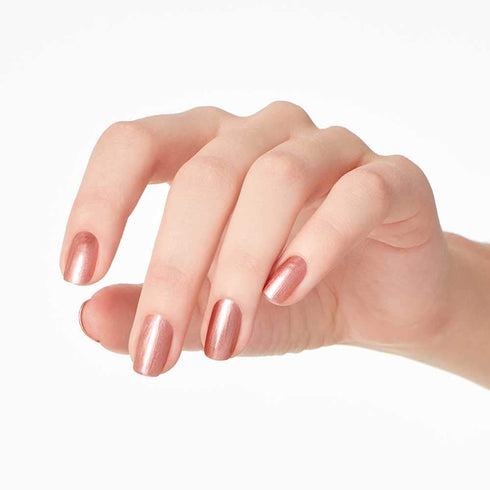 OPI Nail Lacquer Nail Polish, Sheer Light Nude Shimmer, Vegan, Fast Drying