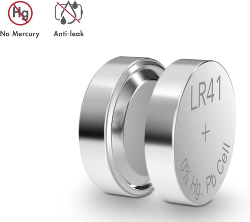 Tenergy 1.5 Volt LR44 Battery, Button Cell LR44, ag13/LR44 Equivalent, Ideal for Electronics, 20 Pack
