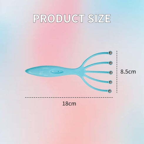 2 Pack Head Massager for Hair Growth - Scalp Stimulating Handheld Massager for Relaxation & Stress Reduction