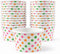 Worlds Paper Ice Cream Cups Polka Dot Paper Yogurt Cups 8oz Rainbow 50