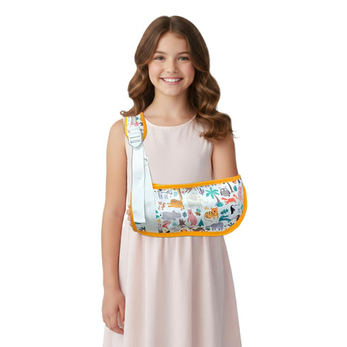 GZFQJJ kids arm slingLightweight Adjustable Medical Sling, Shoulder Immobilization Sling for Elbow Injuries/Rotator