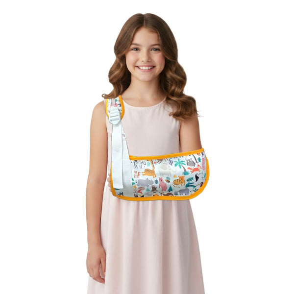 GZFQJJ kids arm slingLightweight Adjustable Medical Sling, Shoulder Immobilization Sling for Elbow Injuries/Rotator