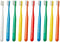 Japanese Toothbrush Oral Care Tuft24, Capless Pack of 10, Soft for Healthy Gums and Strong Brushing Pressure