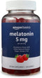 Amazon Basics Melatonin 5mg, 120 Gummies, Strawberry Flavor (Previously Solimo)