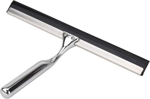 All Purpose Stainless Steel Squeegee for Glass Shower Doors, Car Windows, Home Mirrors, and Bathroom Shower Cleaning