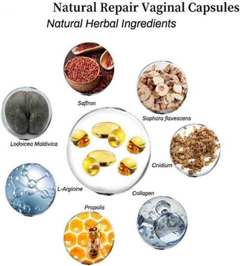 Weabet (5Bag) Instant Anti-Itch Detox Products, Capsulas, Firming Repair & Pink and Tender Natural Capsules, Stay Clear