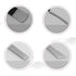 Pedicure Knife Set, 4Pcs Professional Stainless Steel Ingrown Toenail Tools with Storage Bag