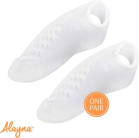 Tailors Bunion Corrector - Soft Silicone Bunionette Splint Gel Guard for Pain Relief, Protects Pinky Toe by Alayna (1