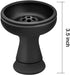 Hookah Bowl, Silicone Phunnel Bowl, Perfect Fit Charcoal Holder, Black Shisha Bowl Replacement for Clay Bowls
