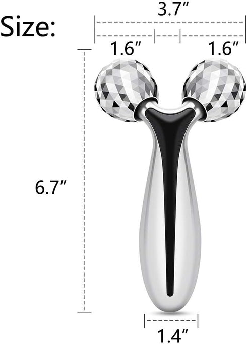 SUPANT V Facial Roller Massager - Reduce Wrinkles, Massage for Lymphatic Drainage and Skin Tightening