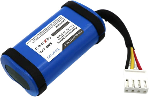 jblFLip 5 Battery Replacement for jblFLIP5WHTAM Link Portable, fits Part no JBL ID1060-B, 5200mAh