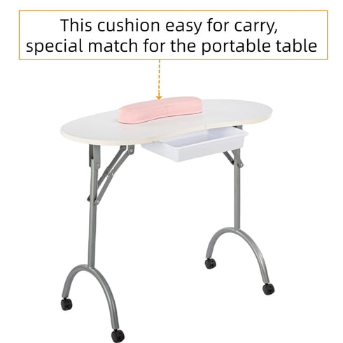Manicure Hand Rest Cushion Pillow Pad, Portable Nail Table Hand Cushion for Nail Art Tools and DIY Nail Tech