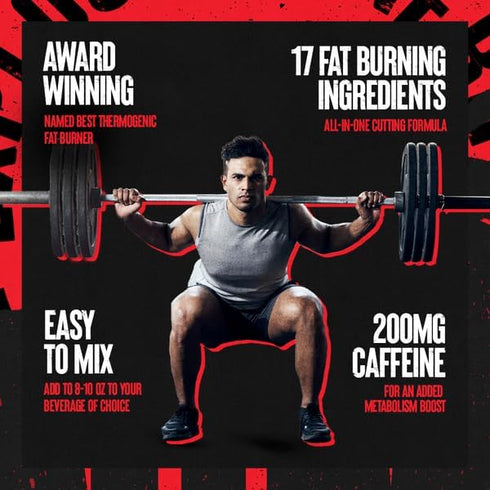 Animal Cuts Thermogenic Fat Burner Powder - Weight Loss for Women and Men, Metabolism, Energy, Focus, Nootropic Brain