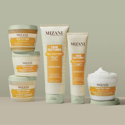 Mizani True Textures Curl Define Pudding for Curly Hair - Moisturizing, Prevents Frizz with Coconut Oil