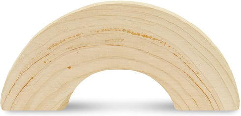 HSP Cypress Wooden Pillow for Neck and Back Pain Relief, Round Neck Pillow for Tension