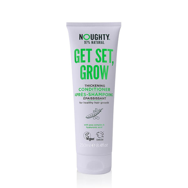 Noughty 97% Natural Get Set Grow Hair Thickening Conditioner, 250ml, Stimulate Roots and Promote Hair Growth