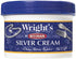 Wright's Silver Cleaner and Polish Cream, 8 Ounce, Ammonia Free, Gently Cleans Jewelry, Pewter, and Silver