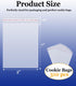 310 Pcs Cellophane Bags, 5x7 Inch Clear Self-Sealing Plastic Wrappers for Bakery, Treats, Gifts