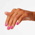 OPI Nail Lacquer Nail Polish, Opaque Dark Pink Shimmer, Chip Resistant, Vegan, Fast Drying, Streak Free
